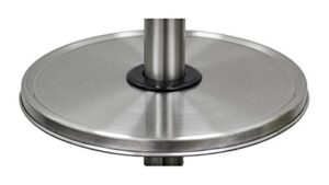 az patio thp-mtbl-ss table for tall patio heater, stainless steel