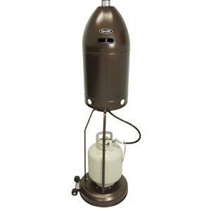 Dyna-Glo DGPH201BR Premium Hammered Bronze Outdoor Propane Patio Heater - 48,000 BTU