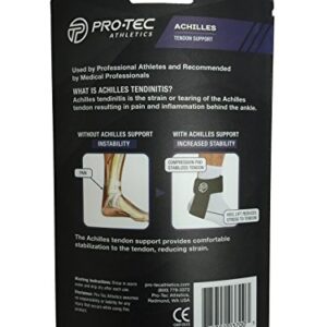 Pro-Tec Athletics Premium Achilles Tendon Support, Small/Large