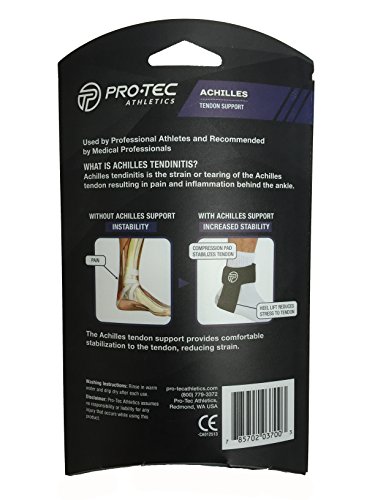 Pro-Tec Athletics Premium Achilles Tendon Support, Small/Large