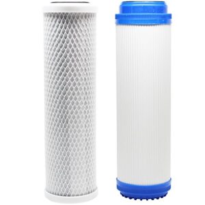 denali pure universal 10 inch carbon block, gac filter - compatible with h2o distributors adwu-d, h2o distributors adwu-dm