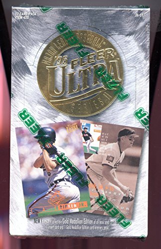 1995 Fleer Ultra Baseball Card '95 95 Series 2 II Two set Wax Pack Box