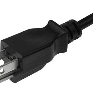 6 Feet (2 Meters) 14AWG Heavy Duty 3 Prong Monitor (Universal Power Cord) Computer Power Cord 6ft (2M) 3 Conductor (IEC320 C13 to NEMA 5-15P) 15 Amp AC Power Cable CNE593692