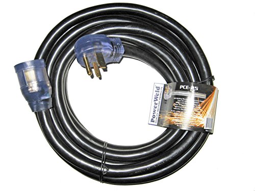 PowerWeld PCE-25 8/3 Type STW 250 V Welder Power Cable Extension