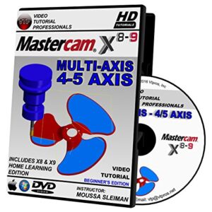 Mastercam X8-X9 MULTI-AXIS 4/5 AXIS BEGINNER Video Tutorial HD DVD