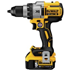 DEWALT 20V MAX XR Brushless Drill/Driver 3-Speed, Premium 5.0Ah Kit, Cordless (DCD991P2)