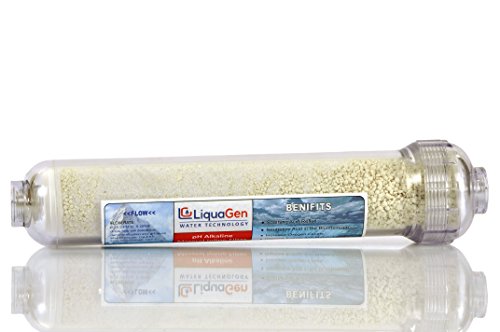 LiquaGen pH Alkaline Mineral Drinking Water Filter Inline