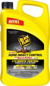 black flag extreme home insect control plus germ killer 1.33 gallons, accushot sprayer refill, 4 pack