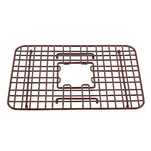 sinksense sullivan 18" x 13" kitchen sink bottom grid, antique brown
