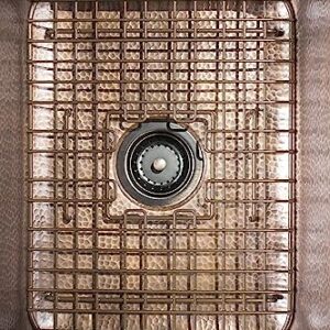 SinkSense Sullivan 18" x 13" Kitchen Sink Bottom Grid, Antique Brown