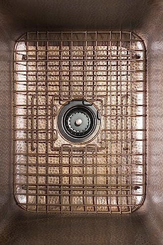 SinkSense Sullivan 18" x 13" Kitchen Sink Bottom Grid, Antique Brown