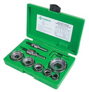 greenlee - carbide cutter, qck chnge, 8pc, hole making (648)