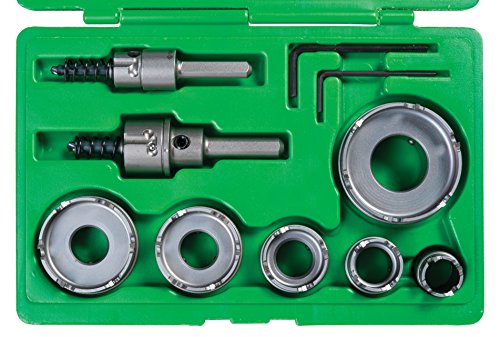 Greenlee - Carbide Cutter, Qck Chnge, 8Pc, Hole Making (648)