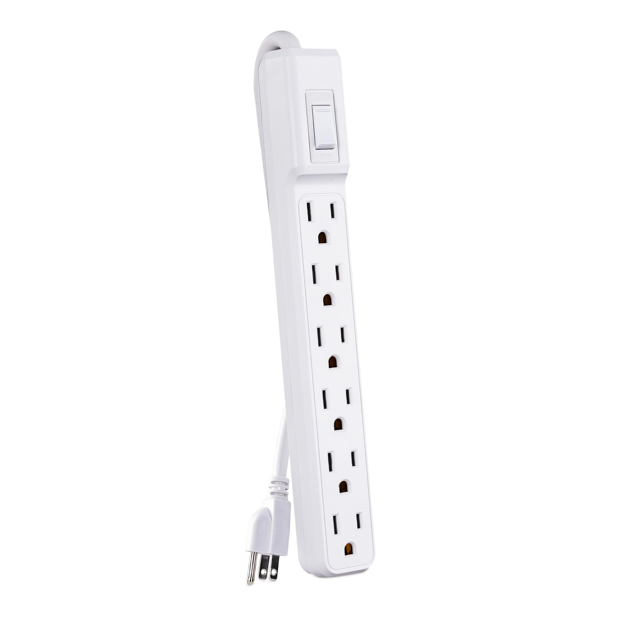 CyberPower MP1044NN Power Strip, 6-Outlets, 2-Foot Cord, Multi Pack, White