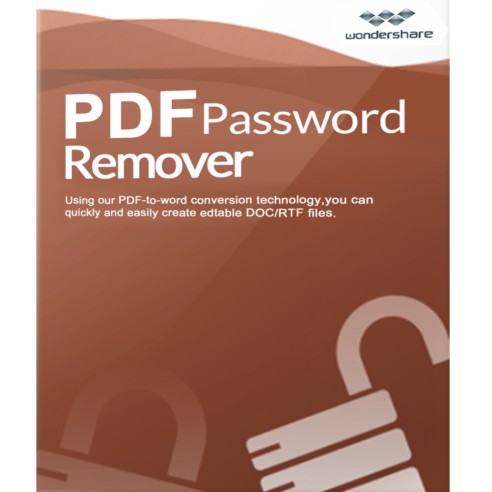 Wondershare PDF Password Remover-Remove PDF Password in a Second [Download]