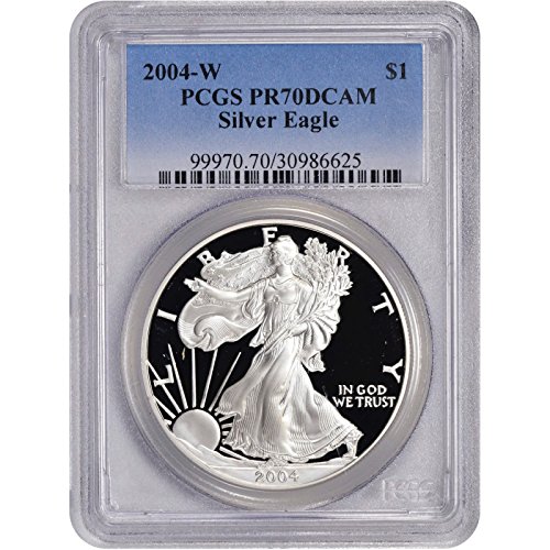 2004 W American Silver Eagle $1 PR-70 PCGS