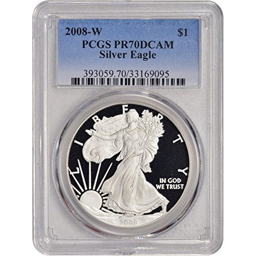 2008 W American Silver Eagle $1 PR-70 PCGS