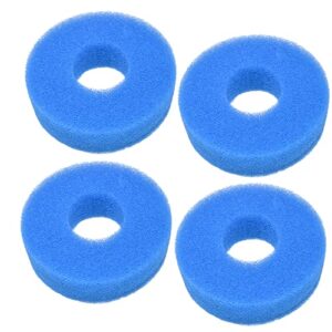 hqrp 4-pack foam sponge filter media compatible with laguna pressure-flo 1400 gal. (5000 l) and 2000 gal. (6000 l) uvc filters, part pt1736 pt1503 replacement