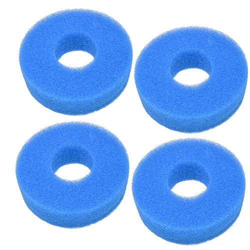 HQRP 4-Pack Foam Sponge Filter Media Compatible with Laguna Pressure-Flo 1400 gal. (5000 L) and 2000 gal. (6000 L) UVC Filters, Part PT1736 PT1503 Replacement