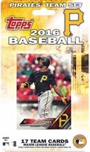 pittsburgh pirates 2016 topps mlb baseball factory sealed special edition 17 card team set with andrew mccutchen russell martin plus