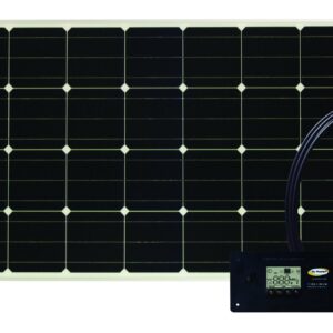 Go Power! Overlander 190W Solar Kit with 30-amp Solar Controller , black