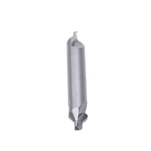 Accusize Industrial Tools 0.078'' by 2'' by 3/16'' Solid Carbide Center Drill Bits, Number 2, 60 Deg, 585-0782