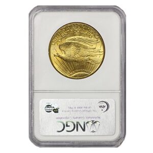 1911 D American Gold Saint Gaudens Double Eagle MS-67 by CoinFolio $20 NGC MS67