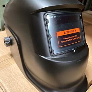 True Color BLK Auto Darkening Solar Powered Welders Welding Helmet Mask with Grinding Function