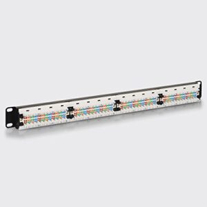 ICC CAT6 Patch Panel with 24 Ports and 1 RMS in 6-Pack