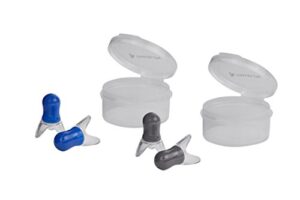 travelon 2 pair pressure reducing ear plugs, asst, one size