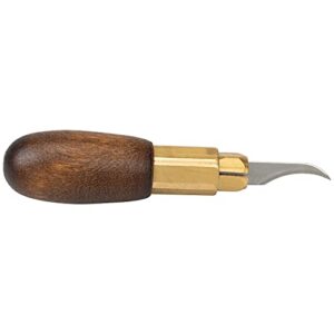 weaver leather craftsman trimming knife, wood handle