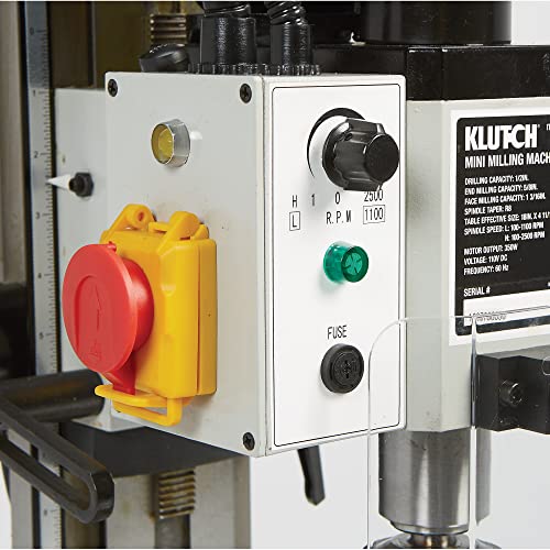 Klutch Mini Milling Machine - 350 Watts, 1/2 HP, 110V