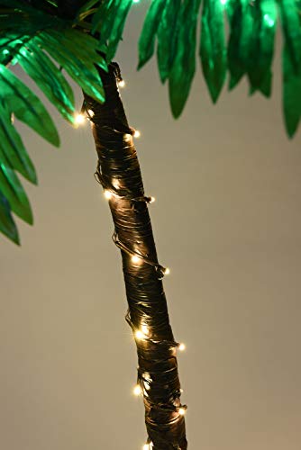 Lightshare 7 Feet Palm Tree, 96LED Lights, Decoration for Home, Party, Christmas, Nativity, Outdoor Patio