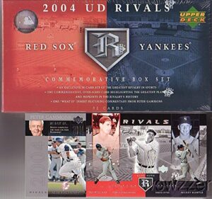 2004 upper deck rivals yankess vs red sox factory sealed box set! amazing set includes cards of mickey mantle,babe ruth, ted williams,joe dimaggio,derek jeter,lou gehrig & many more!