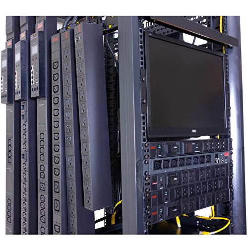 Maruson Basic PDU, 8 5-15R Outlets, 120V / 15A, 5-15P, 19" 1U Horizontal Rackmount Power Distribution Unit, 10 ft Cord, UL Certified & RoHS Compliant, for Server Racks and Networking, PDU-R1508