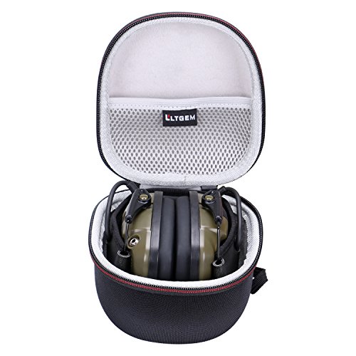 LTGEM Case for Howard Leight Honeywell Impact Sport Sound Amplification Electronic Shooting Earmuff - Hard Storage Travel Protective Carrying Bag