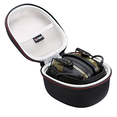 LTGEM Case for Howard Leight Honeywell Impact Sport Sound Amplification Electronic Shooting Earmuff - Hard Storage Travel Protective Carrying Bag