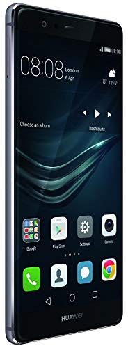 Huawei P9 EVA-L09 32GB Single-SIM Android Smartphone - (GSM Only, No CDMA) Factory Unlocked - International Version with No Warranty (Titanium Grey)