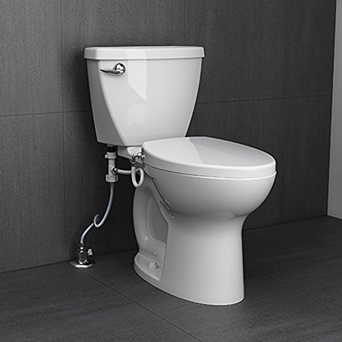 American Standard 5900A05G.020 Aqua Wash Non-Electric Bidet Seat for Elongated Toilets, 14.9 in Wide x 3.6 in Tall x 21.1 in Deep, White