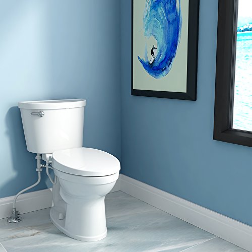 American Standard 5900A05G.020 Aqua Wash Non-Electric Bidet Seat for Elongated Toilets, 14.9 in Wide x 3.6 in Tall x 21.1 in Deep, White