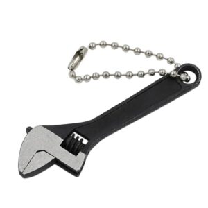 gennel 2.5 inch mini size adjustable wrench, 2.5" black tiny spanner nut wrench tool, jaw capacity 0~10mm