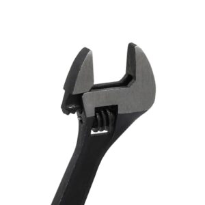 GENNEL 2.5 inch Mini Size Adjustable Wrench, 2.5" Black Tiny Spanner Nut Wrench Tool, Jaw Capacity 0~10mm