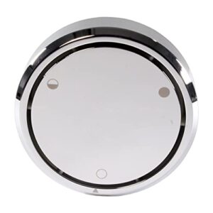 westbrass d493chm-26 universal patented deep soak round replacement 2-hole bathtub overflow cover for full and over-filled closure, 1 pack, polished chrome - logo
