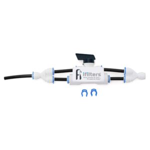 ifilters reverse osmosis ro flush kit valve for 50 gpd ro system, 1/4" qc ports