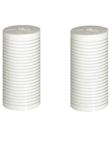 cfs – 2 pack polypropylene whole house water filter cartridges compatible with cmb-510-hf, ihs12-d4 uv system models – removes bad taste & odor – replacement filter cartridge – 5 micron – white