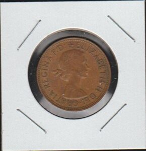 1960 au laureate head right half-penny choice extremely fine