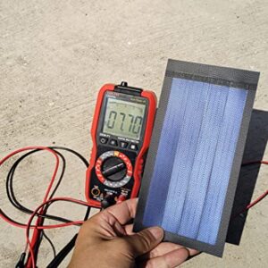 Portable Flexible-Solar-Panel-Charger Small Solar Panels for Science Projects Wireless Charger 1 Watt 6 Volt Thin-Film-Roll-up-Bendable-Amorphous-Solar-Panel Cell DIY for Car Camping Solar Charger