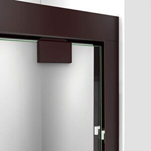 DreamLine Encore 56-60 in. W x 58 in. H Semi-Frameless Bypass Tub Door in Oil Rubbed Bronze, SHDR-1660580-06