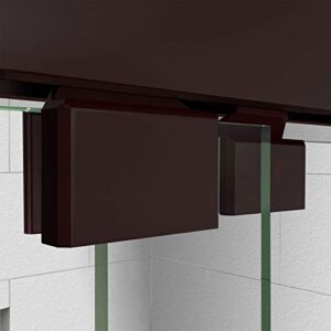 DreamLine Encore 56-60 in. W x 58 in. H Semi-Frameless Bypass Tub Door in Oil Rubbed Bronze, SHDR-1660580-06