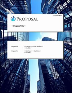 proposal pack skyline #4 - business proposals, plans, templates, samples and software v20.0